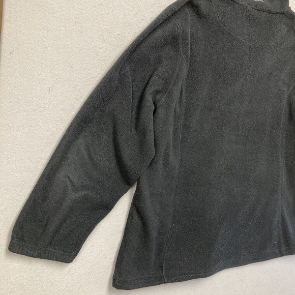 Cabelas Fleece Jacket Mens 2XL Black Full Zip Long Sleeve Outdoors Casual XXL - Picture 9 of 11